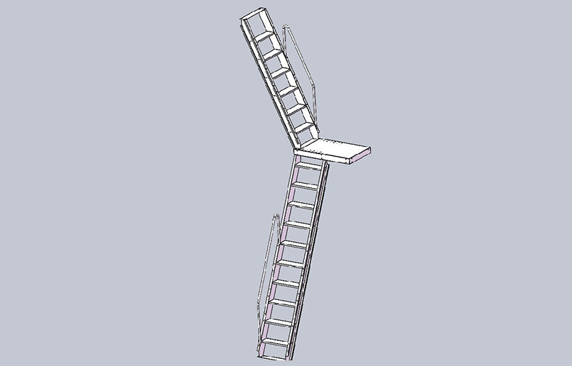 转接组合式楼梯踏步